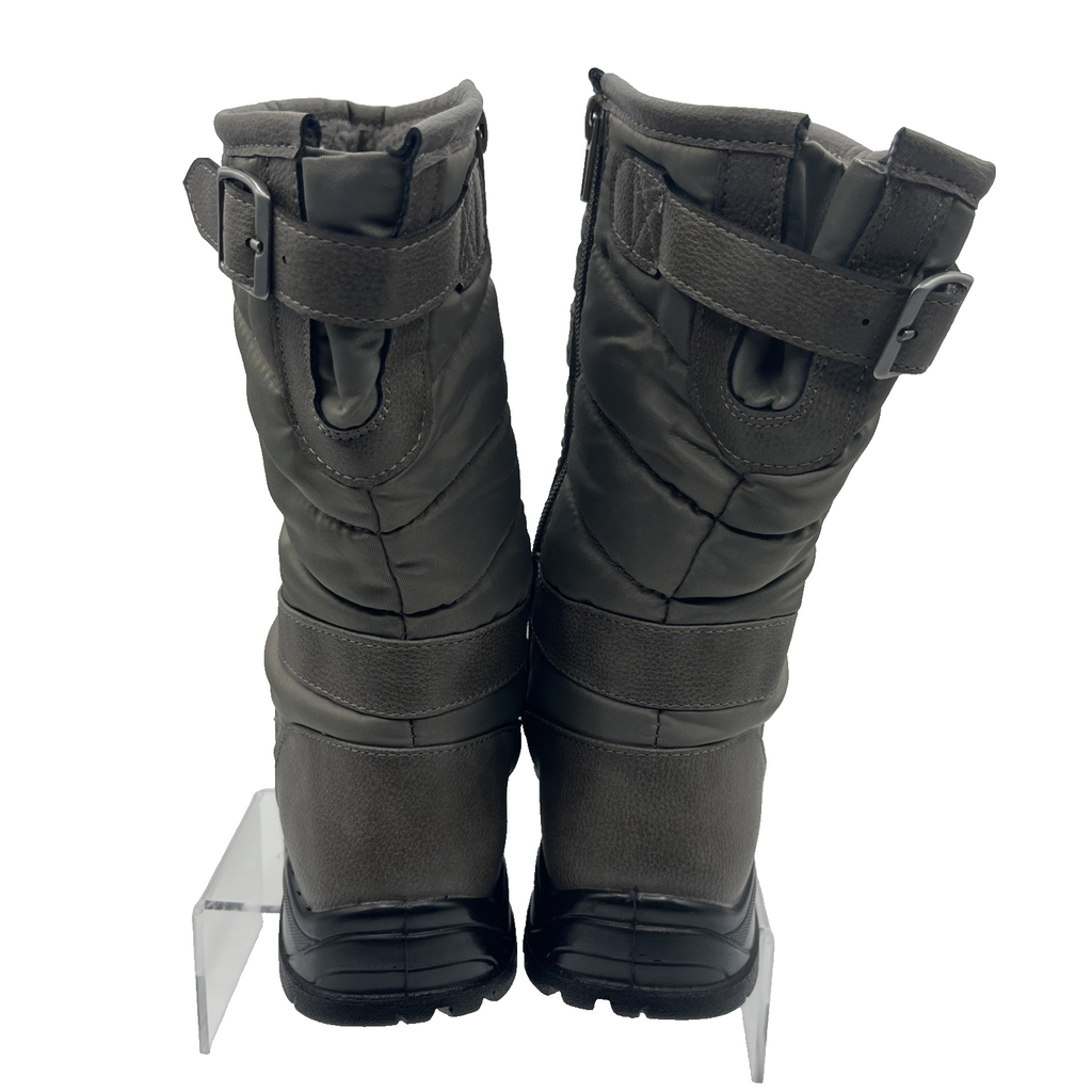 Bella Vita Women's Nylon Aspen Flat Winter Boot, Grey, Waterproof 11 Wide NIB