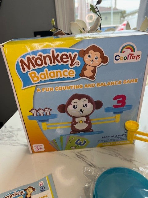 Cool Toys "Monkey Balance" A Fun Counting & Balance Game Complete Set Pre-owned