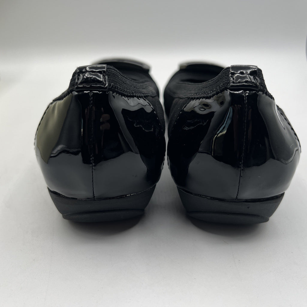 Anne Klein Signature AKUPLIFT 2 iflex Women Shoes Sz 8M Ballet black Slip on NIB