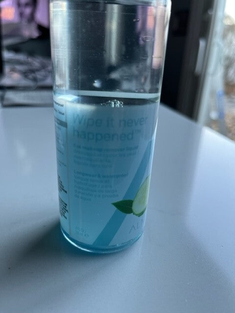 Almay Wipe It Never Happened Eye Makeup Remover Liquid Longwear Waterproof 4oz