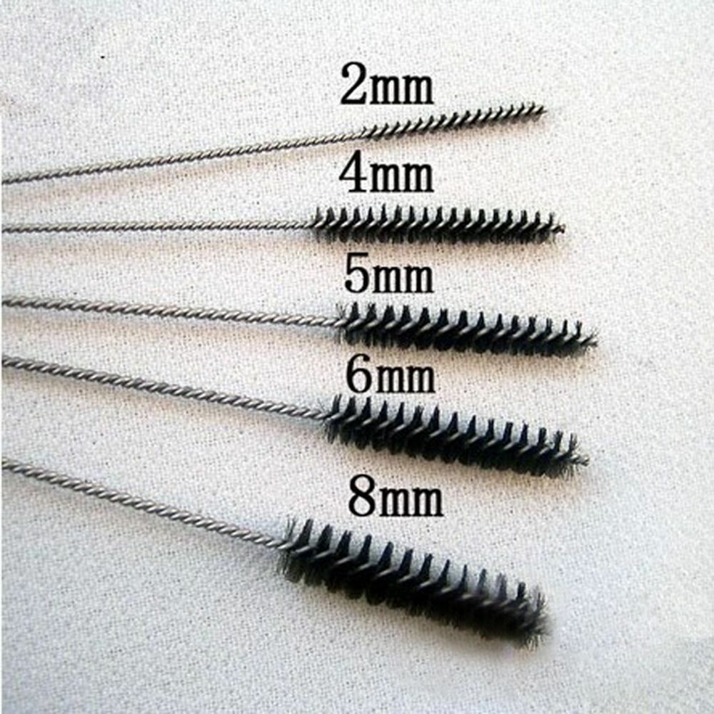 Airbrush Makeup Cleaning Brushes Kit Tube Set 5pc, use to Clean Luminess Stylus