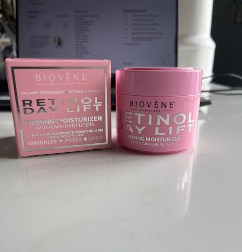 Biovene Retinol Day Lift Firming Moisturiser Face Cream W/Uva uvb Filter 50ml