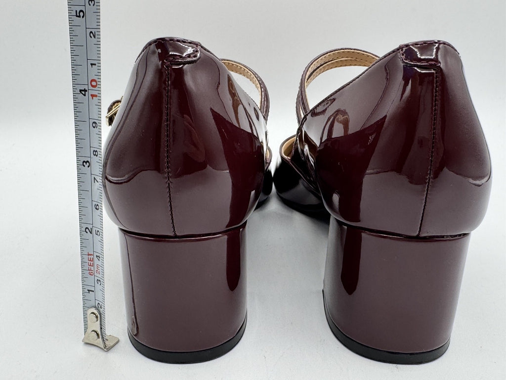 Bandolino Mary J Smith Dark Red, Size 7M Women's Pumps w/Block Heel NIB-006