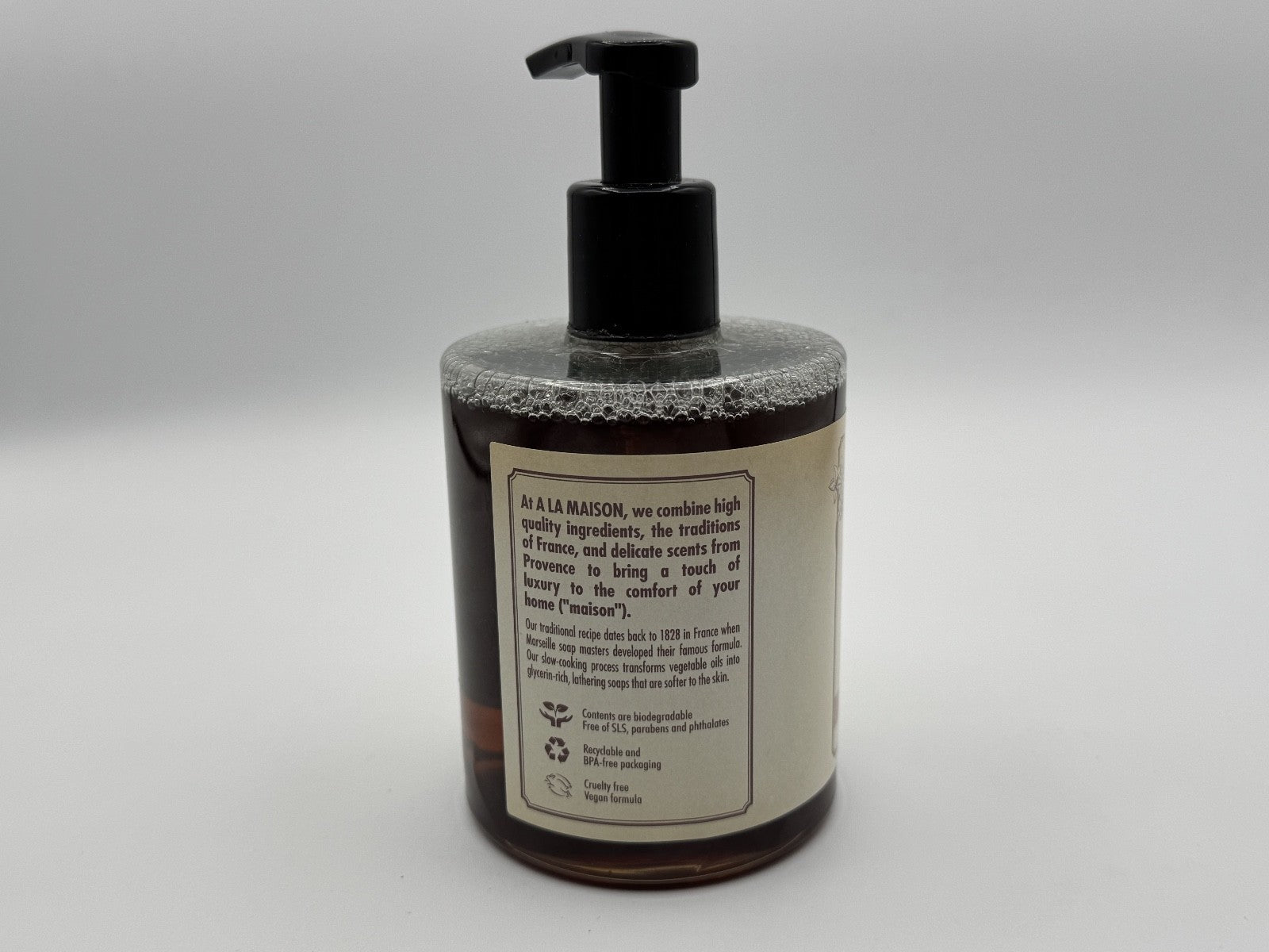 A La Maison Orchid Foaming Hand Soap Vanilla Orchid 16.9oz New Olive + Argan Oil