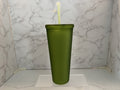 Opalhouse Tumbler w/ Sealed Straw Olive Green 26oz Cup, Cold Drinks,Brand New