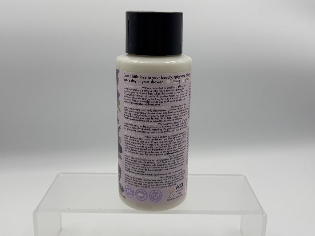 Beauty and Planet Argan Oil & Lavender Sulfate Free Conditioner 13.5oz, NEW
