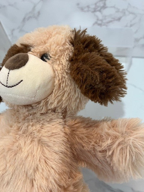 KellyToy Puppy Dog Brown Tan Stuffed Animal Plush 10" 2020, Pre-Owned, Excellent