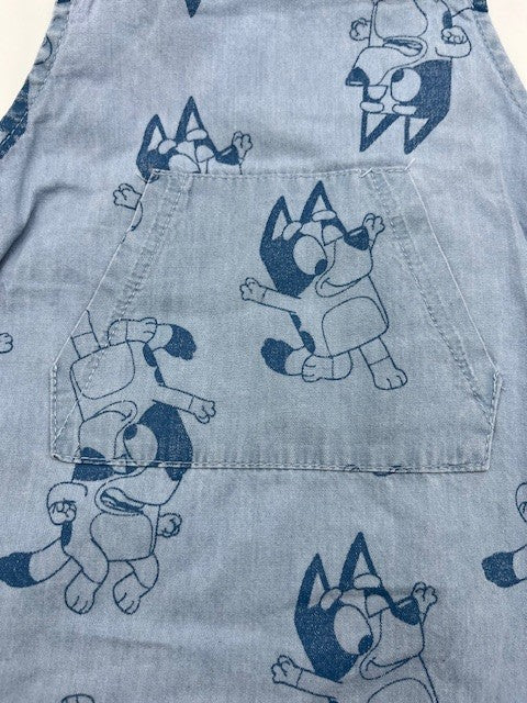 2 pc. -Shorts overall By Disney Bluey Outfit Baby 3 to 6m, Brand New- NWT