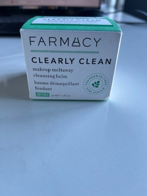 Farmacy Clearly Clean Makeup Meltaway Cleaning Balm 1.7 oz Fragrance Free NIB