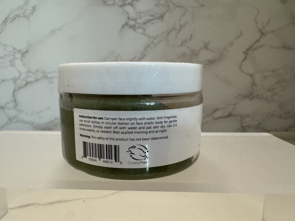 Teami Blends Green Tea Facial Scrub 4 oz. Facial Scrub & Exfoliant New Exp 11/26