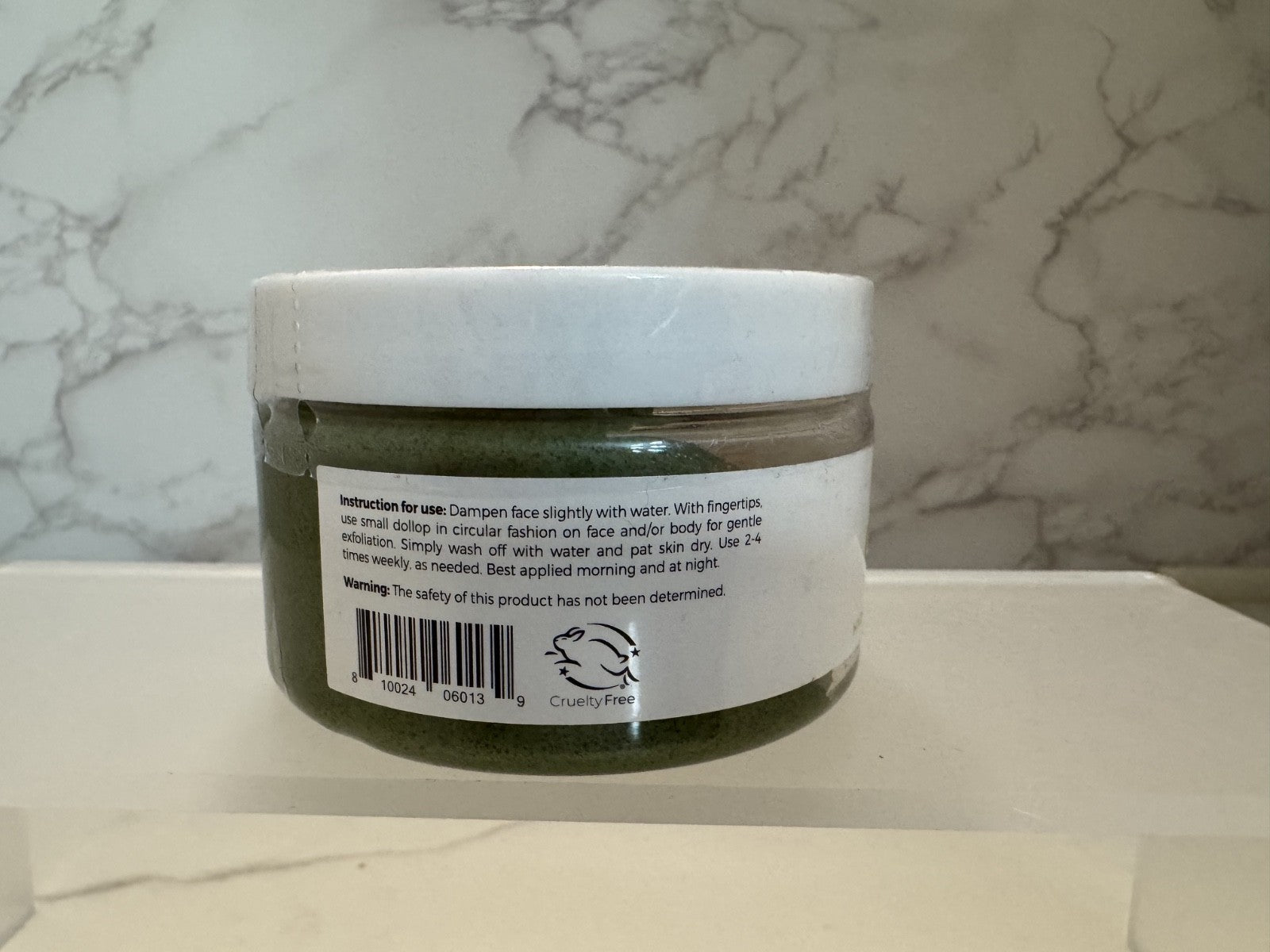 Teami Blends Green Tea Facial Scrub 4 oz. Facial Scrub & Exfoliant New Exp 11/26