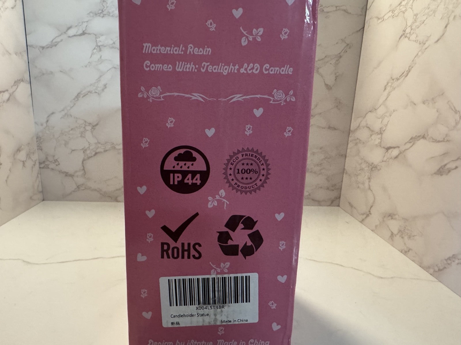 iStatue Lighted LED Candle Holder Statue NIB Light & Love Mom & Daughter NIB