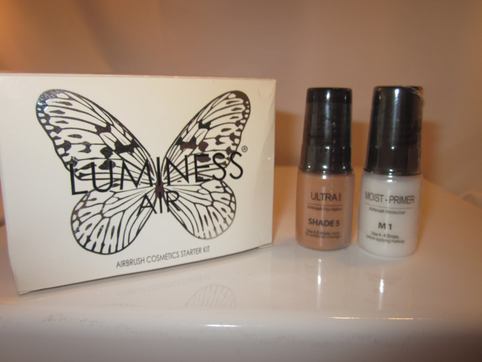 Luminess Air/Stream Airbrush Makeup Ultra Shade 5 Foundation & M1 Primer .25oz