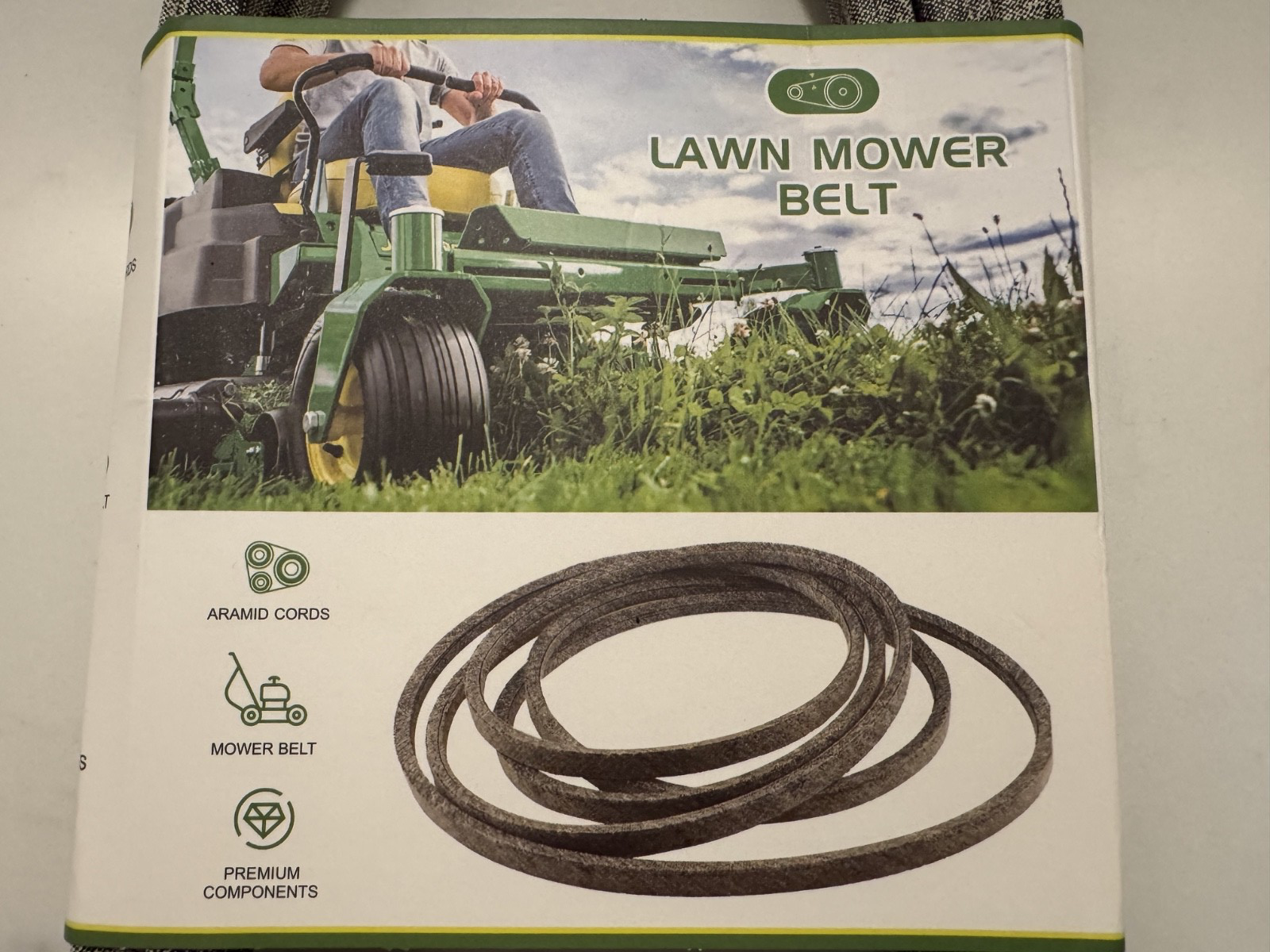 5/8"x69" Lawn Mower Deck/Drive Belt Fit for Husqvarna 578453619 MTD 754, New