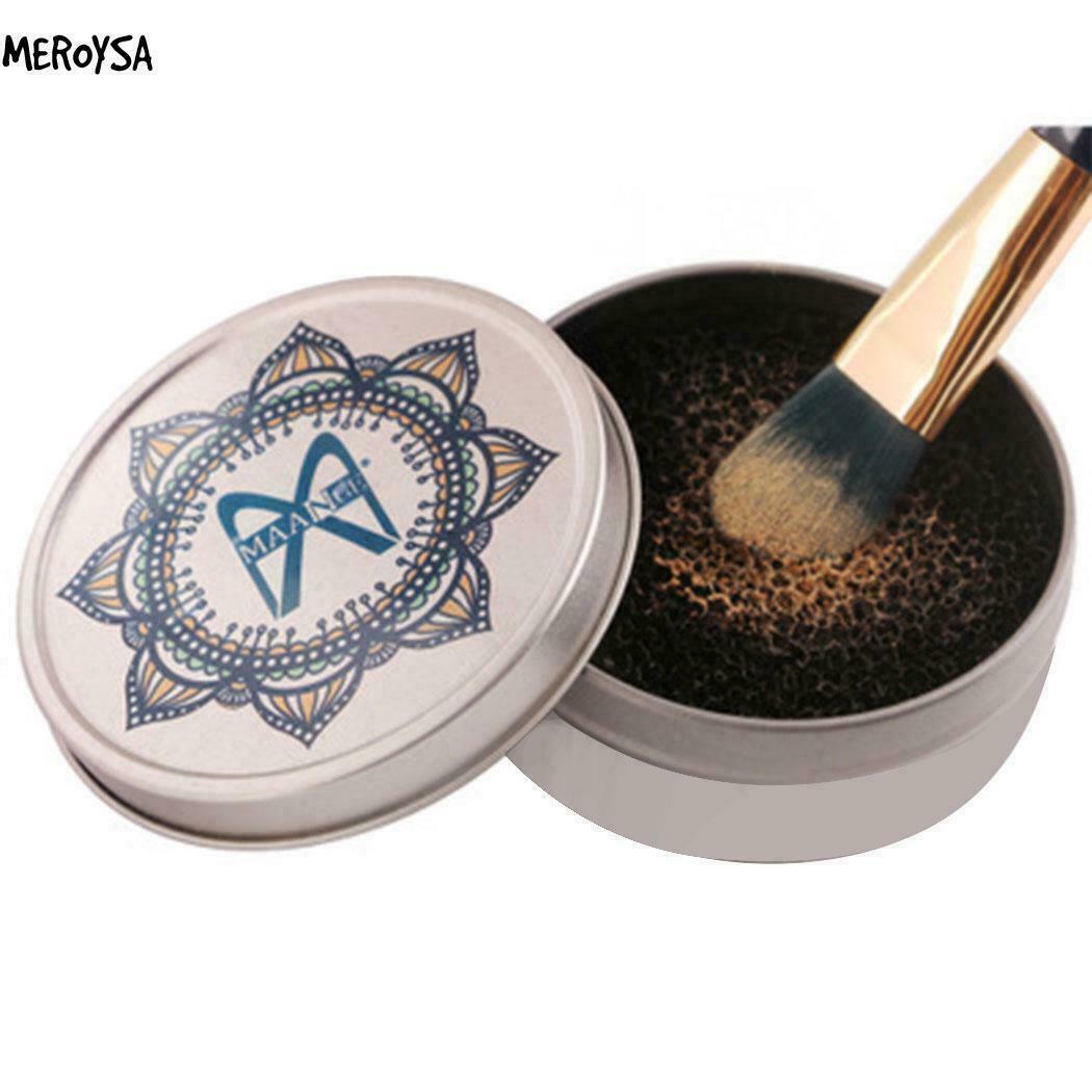Dry/Wet Brush Cleaner Makeup Brush Cleaner, Color Switch Aluminum tin w/4 refill