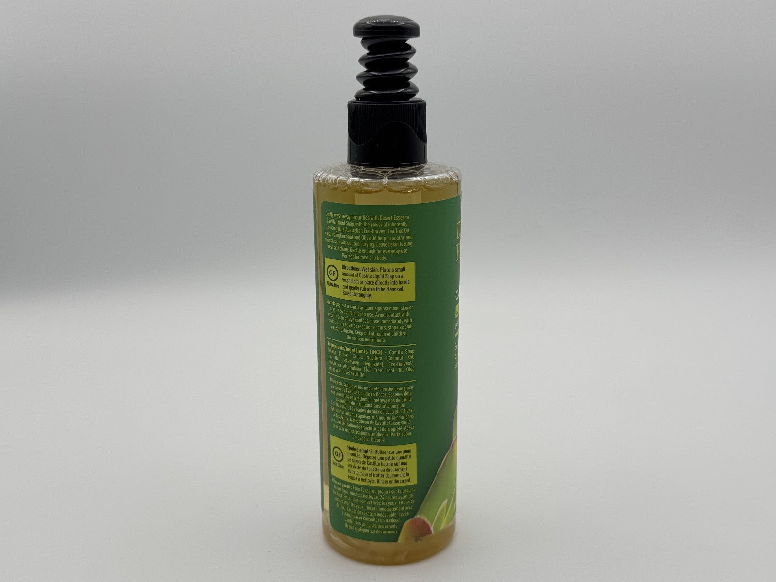 Desert Essence Castile Liquid Soap for Face & Body, Tea Tree Oil, New 8.5 fl oz
