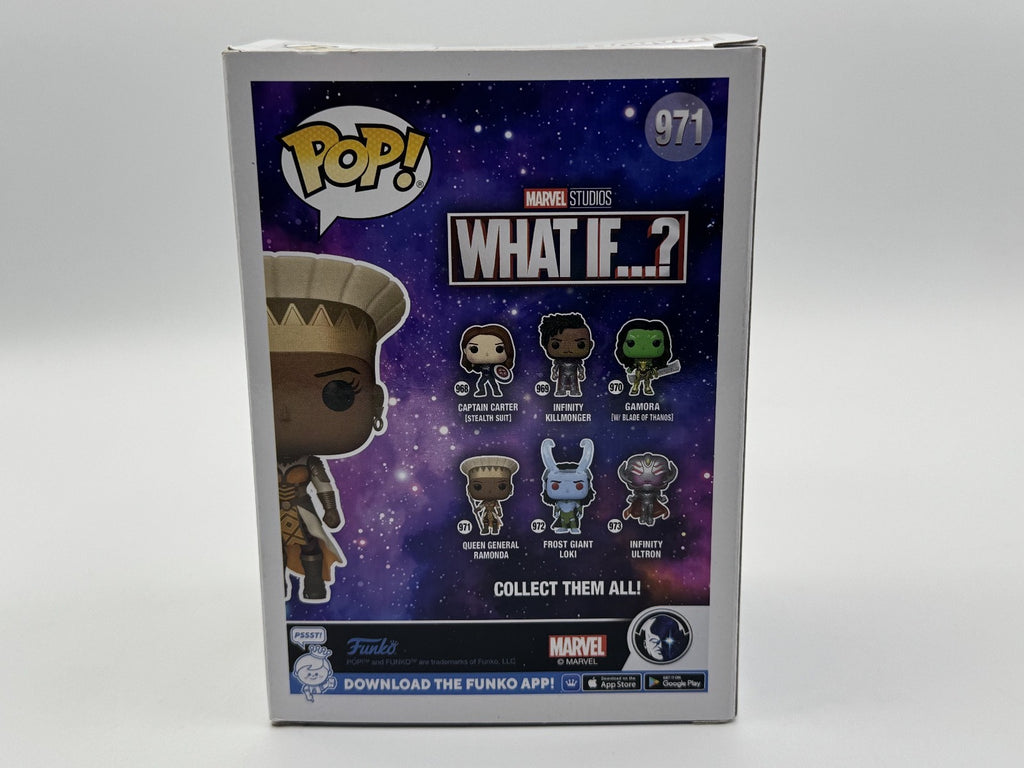 Funko Pop Marvel What If...? Queen General Ramonda, Black Panther #971 NIB