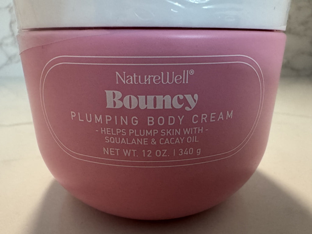 NatureWell Bouncy Plumping Body Cream 12oz Jar Helps PLUMP Skin Cacay Oil SEALED
