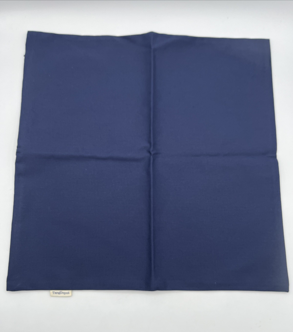 2 pk. Tangdepot Pillow Case 16”x 16” Solid Cotton Pillow Covers Navy Blue, NEW