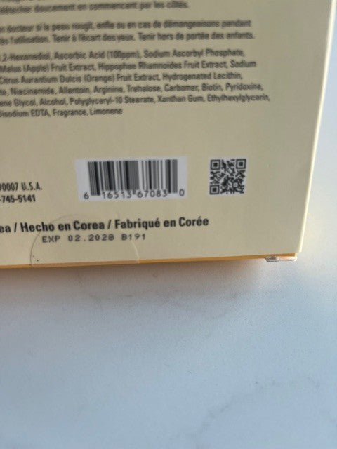 Cala VITAMIN C, AMPOULE FACE MASK Brightening Purifying w/Lemon (5PK) 02/28 NIB