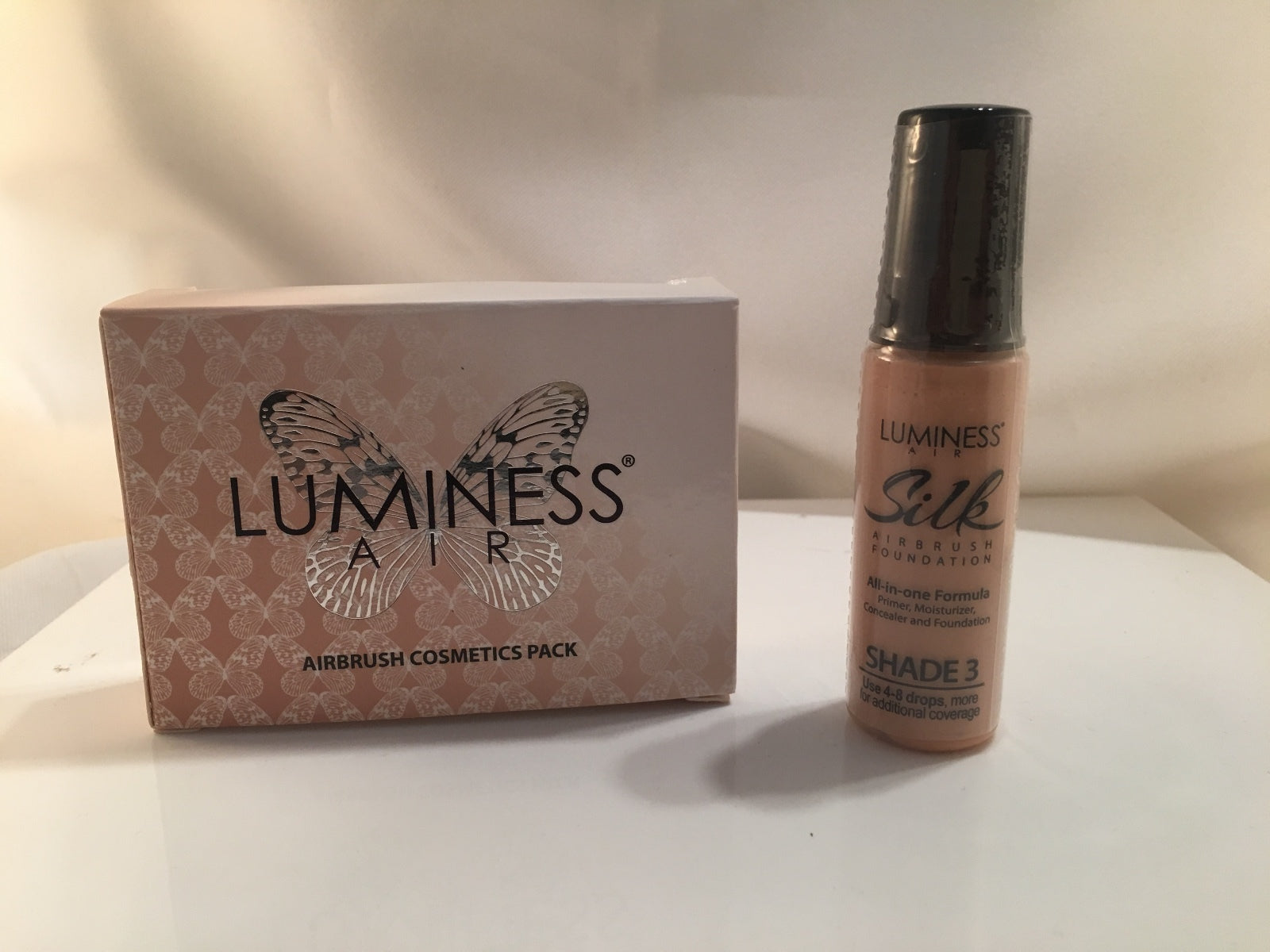 New Luminess Air/Stream Airbrush Makeup Silk Shade 3 Foundation .55oz Free Ship