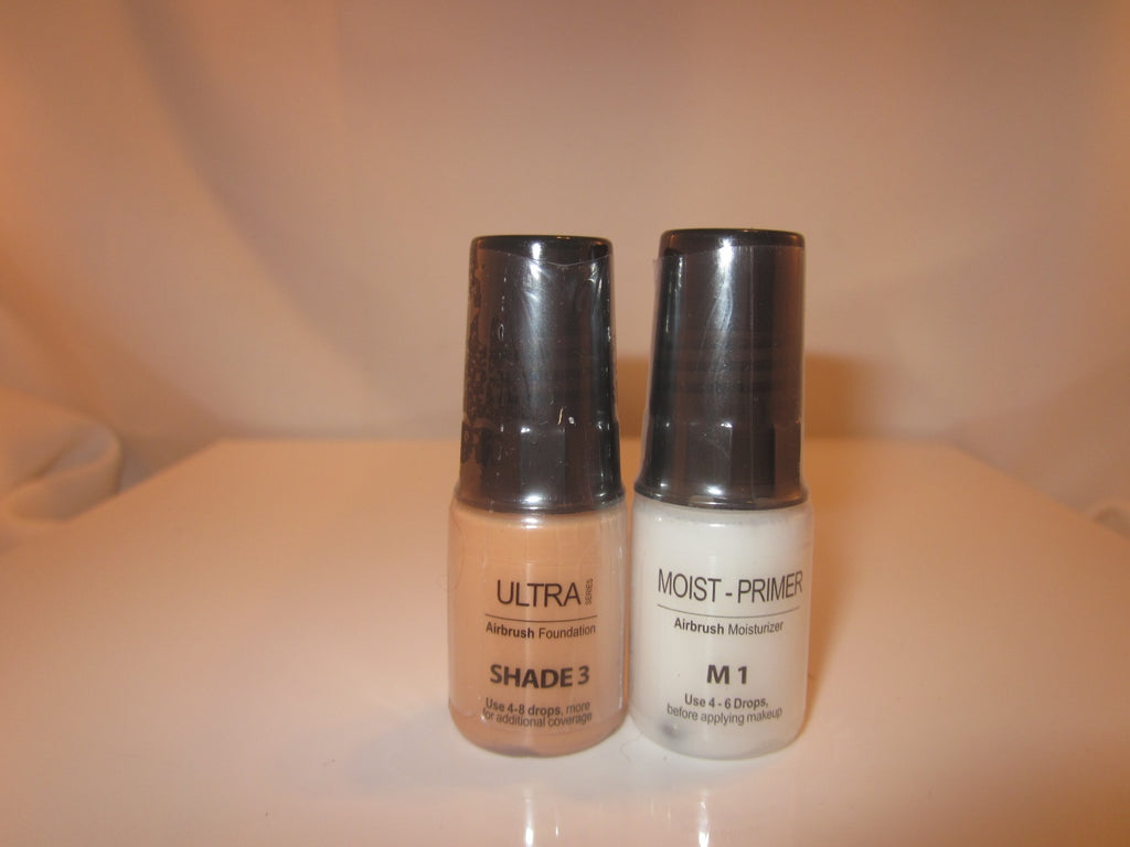 Luminess Air Airbrush Ultra Shade 3 Airbrush  Foundation & M1 Primer Free Ship