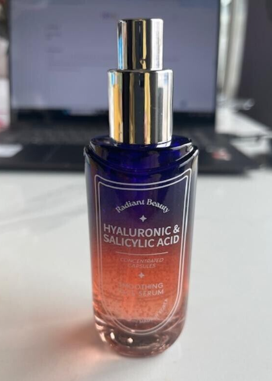 Radiant Beauty Hyaluronic & Salicylic Acid Smoothing Facial Serum-1.69 oz NO Cap