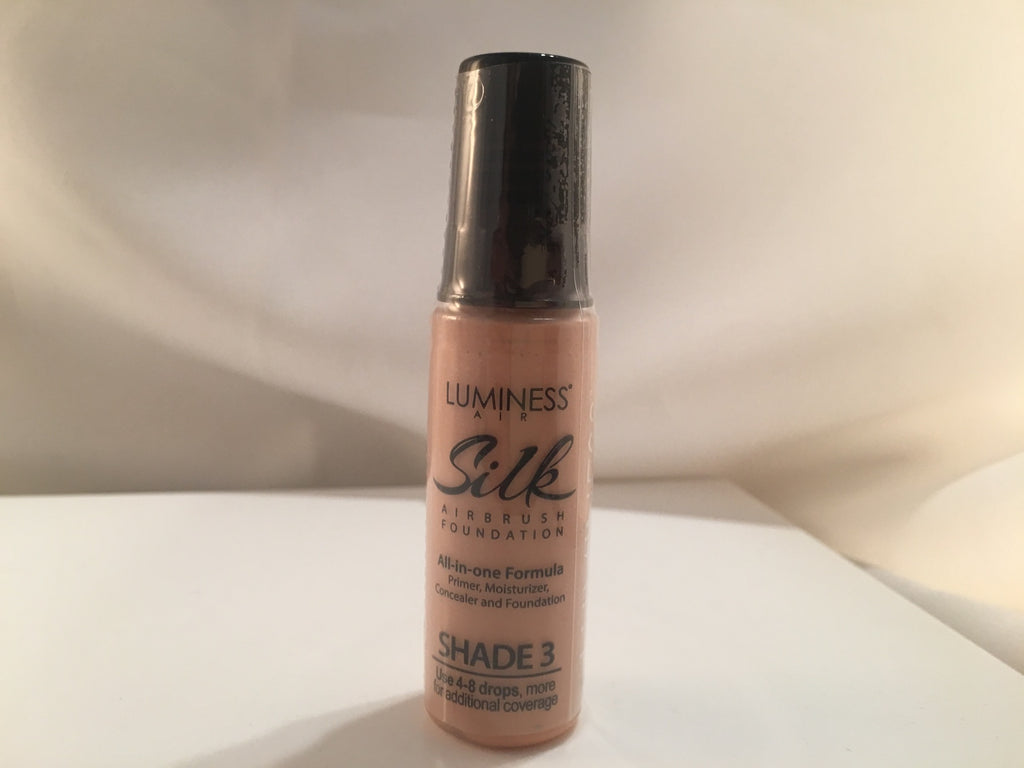 New Luminess Air/Stream Airbrush Makeup Silk Shade 3 Foundation .55oz Free Ship