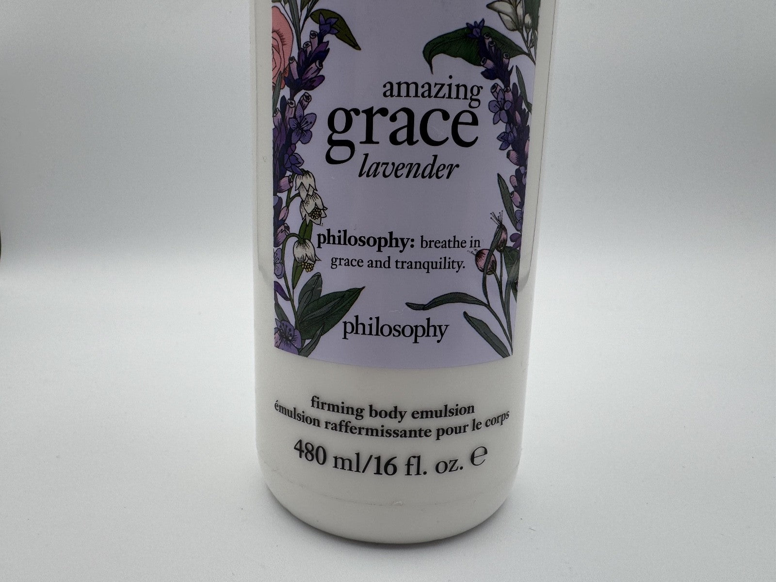 Philosophy Amazing Grace Lavender Firming Body Emulsion 480ml 16oz, New Sealed