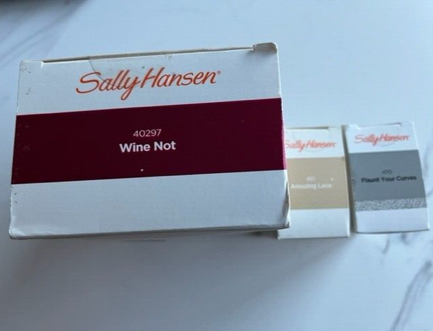 Sally Hansen Salon Insta Gel Strips Gel Manicure Starter Kit w/2 Gel Strips NIB