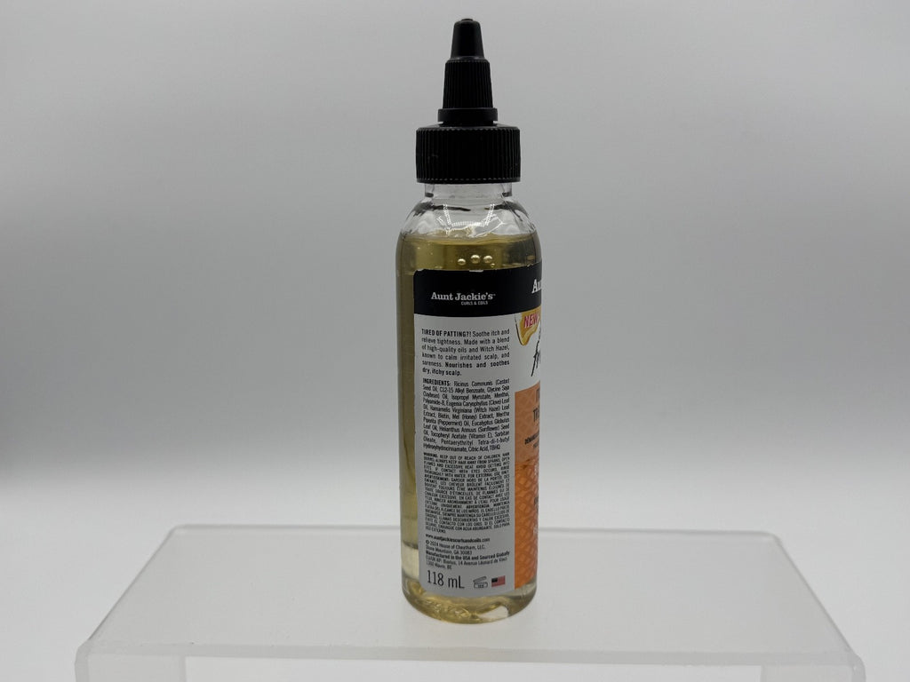 Aunt Jackie's Curls & Coils Scratch Free Zone Itch & Tension Treatment, NEW
