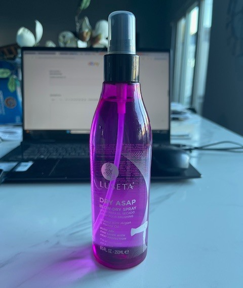 New Luseta Dry ASAP Blow Dry Spray 8.5 oz Heat Protector, Reduce drying time NEW