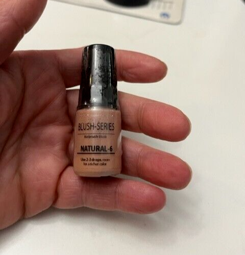 LUMINESS AIR AIRBRUSH MAKEUP B-6 Natural BLUSH  .25oz SEALED