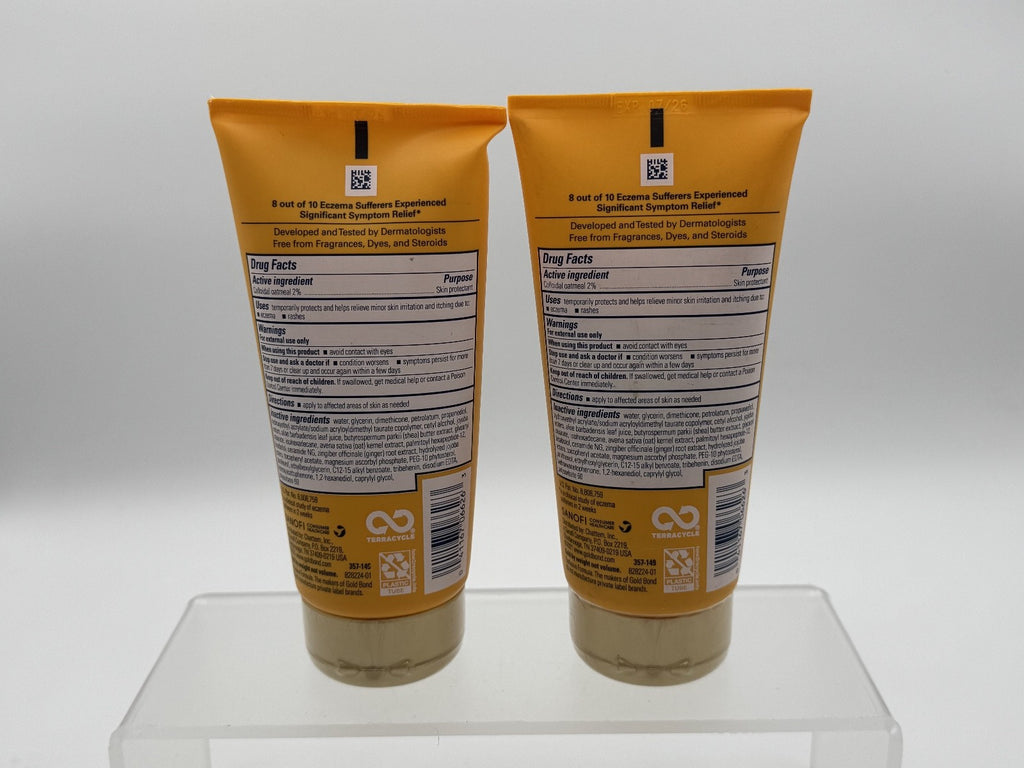 2 PK.-Gold Bond Medicated Eczema Relief Skin Protectant Cream 5.5oz ea. Exp 7/26
