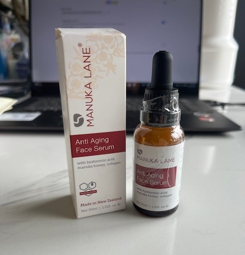 Anti-Aging Manuka Honey Face Serum with Collagen HyaluronicAcid&Manuka 1.01ozNIB