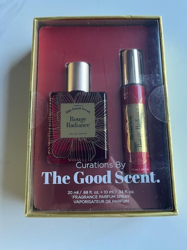 Curations by The Good Scent Rouge Radiance Notes De Parfum Travel 2pc NIB SEALED