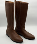 Women’s Aldo Brown Tall Leather Boots w/Zipper, Calf High Boots, NWOT Size 9