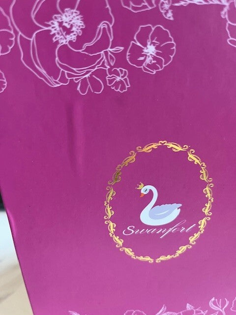 Swanfort 70th Birthday Gifts for Women 1954 Wine Glass w/Pink Gift Box Decor NEW