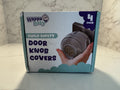 Wappa Baby Parent Children Grip Door Knob Covers, Clear, One Size 4Ct. NIB NEW