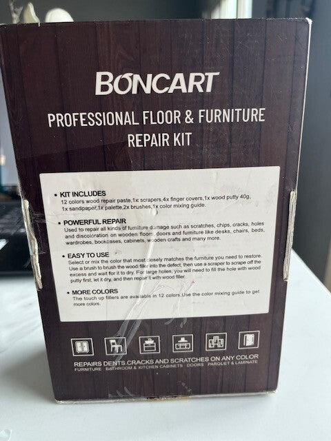 BONCART Wood Restore Pro Professional Floor & Furniture Repair Kit -13 piece set