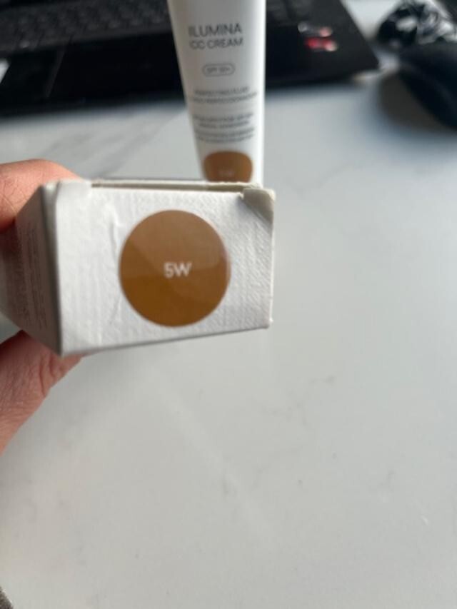 TOTY Ilumina CC Cream SPF 50+ 100% Mineral Color Correcting Cream 5W TOTY Warm