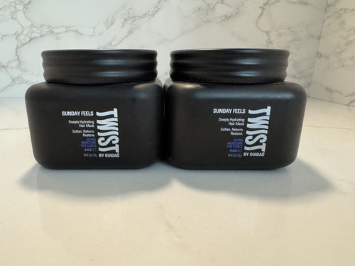 2pk TWIST Sunday Feels Deeply Hydrating Hair Mask 8.5oz Extra Moisture for Curls