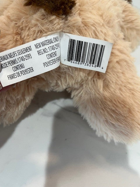 KellyToy Puppy Dog Brown Tan Stuffed Animal Plush 10" 2020, Pre-Owned, Excellent