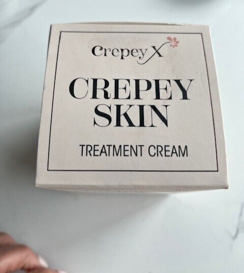 Crepey X Crepey Skin Treatment Cream Neck/Decollete/Face/Hands 1.7 oz SEALED