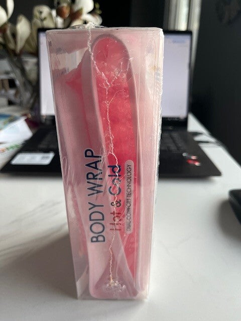 NEW Spa Solutions Hot & Cold Body Wrap -Pink- Back, Neck, Shoulder,Legs  SEALED