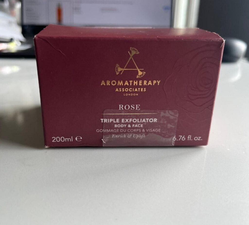 Aromatherapy Associates London Rose Triple Exfoliator Body & Face Microderma NIB