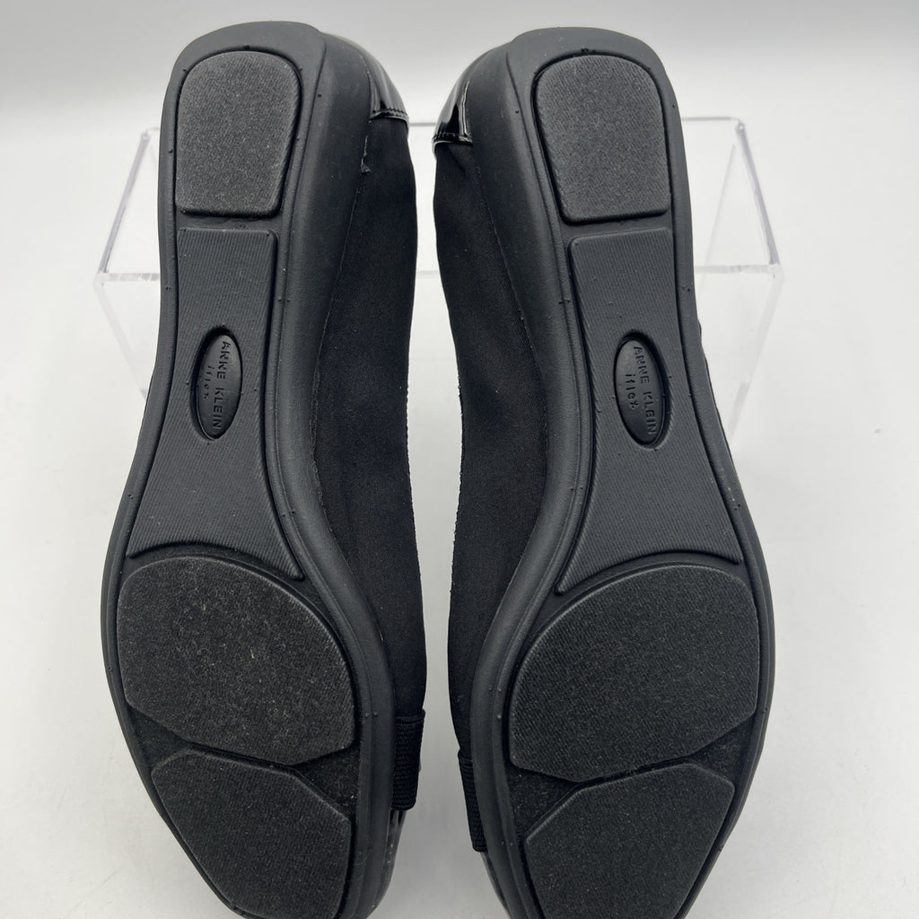 Anne Klein Signature AKUPLIFT 2 iflex Women Shoes Sz 8M Ballet black Slip on NIB