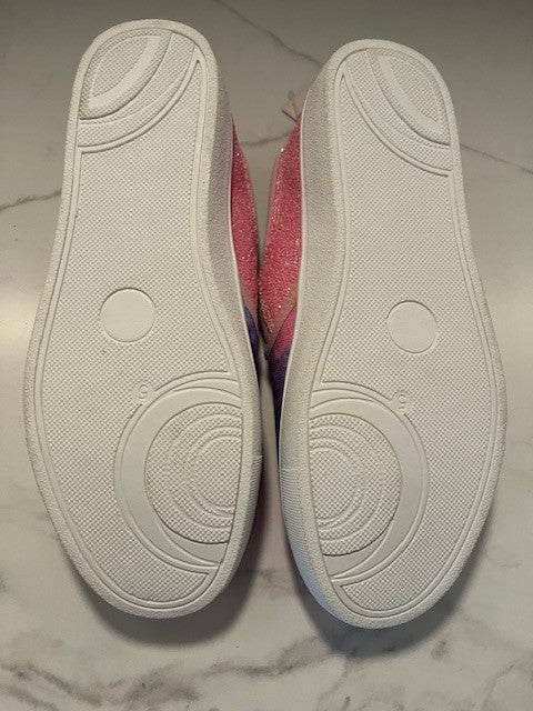SO Youth Girl's Artic Slip on Comfort Walking Shoes Pastel/Tie Dye Sz 5, NWT