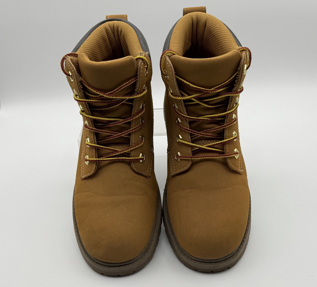 Eddie Bauer Karpie Youth Tan Work Hiking Boots Size 5M, Pre-owned Excellent