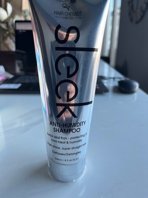 Hair Chemist SLEEK Anti Humidity SHAMPOO Helps Seal Hair PROTECT From Heat 8 oz.